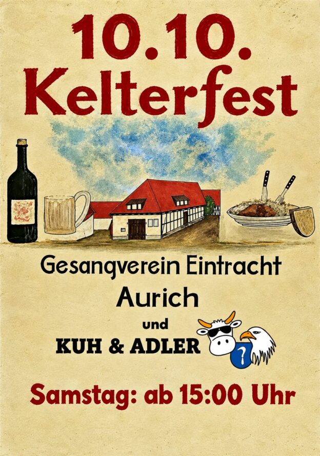 Kelterfest Aurich 10.10.2026